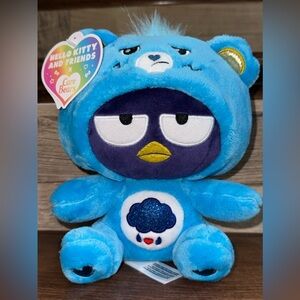 Sanrio Hello Kitty Care Bears Badtz-Maru Dressed As Grumpy Bear 8" Plush Blue